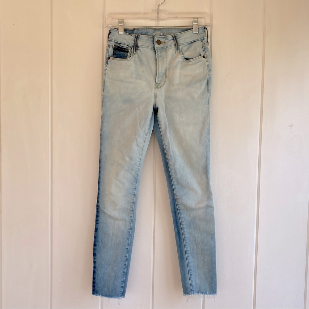 Hand-bleached jeans